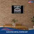 thumbnail image 2 of Car Grille Macro Metal Poster by DC | Vintage Tin Sign Wall Art for Indoor Use | 10x7" Rust-Free Aluminum Decor for Motor & Machines | UV Protected & Weatherproof Print | Made in USA, 2 of 7