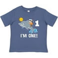 thumbnail image 3 of Inktastic First Birthday 1 Year Old Dolphin Boys or Girls Baby T-Shirt, 3 of 5
