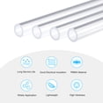 thumbnail image 3 of 9mm ID 12mm OD 500mm  Clear Acrylic Pipe Rigid Round Tube for Lighting, Models, Plumbing, Crafts 4 Pack, 3 of 6