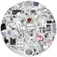 thumbnail image 5 of autocollant 66 Pices Argent Graffiti Stickers Pour Portable Voiture Ordinateur Moto Velo Casque Skateboard Guitare Bouteille D'eau Guitare Dcalcom, 5 of 5