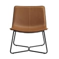 thumbnail image 3 of Chaise d'Appoint Extra Large en Simili Cuir - Whiskey Brown, 3 of 5
