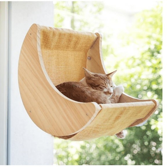 Window Cat Beds for Indoor Cats Perches Moon Shelves Mounted with Strong Suction Cups Cat Window Seat for S p and Watch Birds
