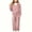 Pink, variant on Girls Velour Activewear 2 Piece Set Full Zip Cropped Hoodie Wide Leg Pants Purple 5-12 Years,Size 8-9T