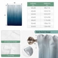 thumbnail image 6 of Navy Blue Ombre Balloon Curtains for Windows, Bedroom Curtains 54 Inch Length, Contemporary Gradient Abstract Art Tie Up Curtains Panels Thermal Insulated Bathroom Curtains Window 42"x54", 6 of 8