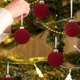 thumbnail image 1 of Adornos Navideos De Bolas Flocadas De 8 Cm, Terciopelo Oscuro, 15 Cm, Superficie Flocada, Estilo Tradicional, Para Decorar Rboles Navideos Y Realzar La Decoracin Festiva Del Hogar, 12, UKHBMC, 1 of 9