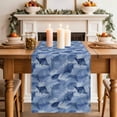 thumbnail image 4 of Blue Fish Coastal Cotton Linen Table Runner for Dining Kitchen, Watercolor Beach Ocean Nautical Wedding Outdoor Party Tablerunners Decoration, Dresser Scarf Coffee Tablecloth Runners 13x48 Inches, 4 of 9