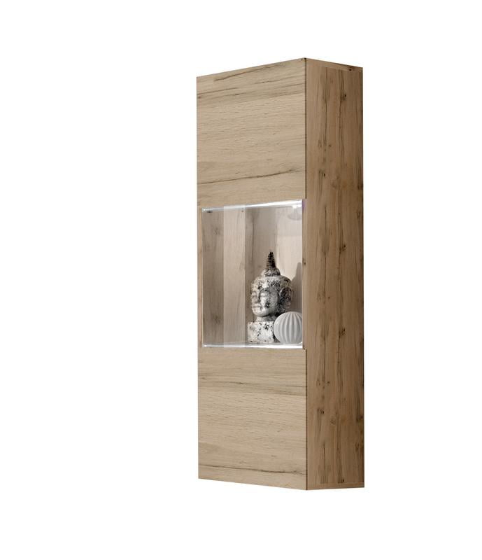 Fly Modular Wall Mounted Floating Bookcase (Type22) Oak