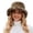 A-Green180, variant on Yuanlong Womens Bucket Hat Fuzzy Leopard Print Plush Warm Winter Hat Wide Brim Windproof Retro Stylish Streetwear Headwear