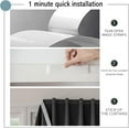 thumbnail image 4 of XmhyTop-A Self Adhesive Curtain 200x150cm Portable No-Drill Window Cover, Easy Install Curtain for Small Windows,Grey, 4 of 4