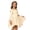 Beige*, variant on RUTAYY Children Girls Dress Solid Color Long Sleeve Casual Off Shoulder Ruffle Hem Summer Comfortable Breathable Travel Elegant Dresses