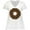 AA-White, variant on Inktastic Brown Donut, Donut With Chocolate Sprinkles, Frosting Women's Plus Size V-Neck T-Shirt