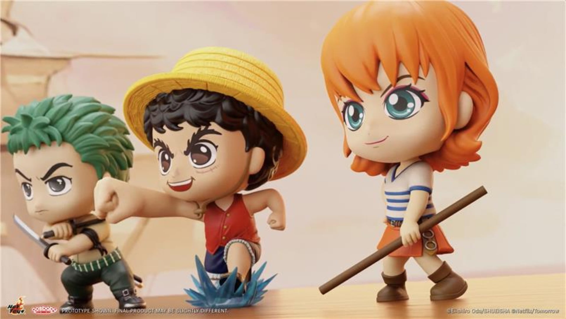 One Piece Netflix Cosbaby Bobble Head - Assorted