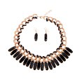 thumbnail image 2 of Mujeres étnicas tribales Boho collar pendientes conjunto de moda Zulema conjunto de Boho de la joyería, 2 of 7