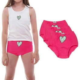 6 Pc Girls Panties 100% Cotton Underwear Cute Children Panty