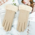 thumbnail image 2 of Womens Gloves Winter Touch Screen Texting Phone Windproof Gloves for Women Fleece Lined Thick Warm Gloves, 2 of 7