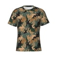 thumbnail image 3 of Naloa Camouflage Rabbit Men's T-Shirt Sport T-shirt Men's Basic Tee Casual Men's Shirt, Round Neck, Short Sleeves - Medium, 3 of 5