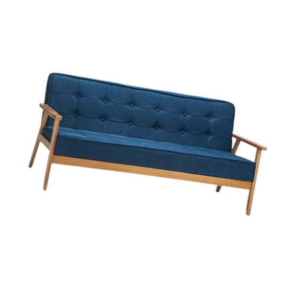 Sillón Sofá Sillón, Diseño Simple De Muebles Decorativos Para El Hogar, Sofá De Diseño Vintage Para Adultos Bajo Para Apartamento, Villa, Recepción azul