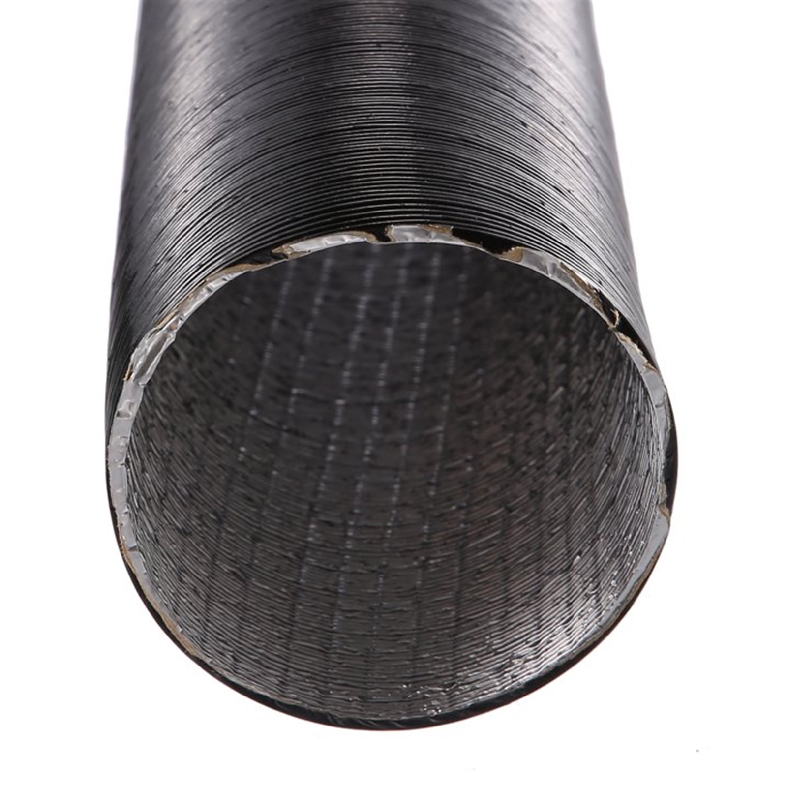 75mm Diesel Parking Heater Warm Air Vent Kit with 2 Flexible Duct Hoses T Shape Connector 2 Round Air Outlets and 4 Clamps