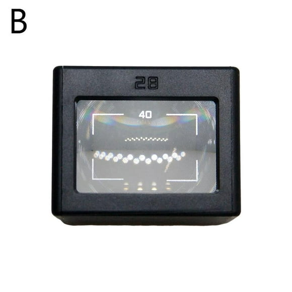 28mm Optical Waist Level Viewfinder, External Optical Side Axis Viewfinder for Ricoh GR, for #leica# X Series Cameras, Camera Viewfinder for Precise Framing and Enhanced Shooting Experience F5X5