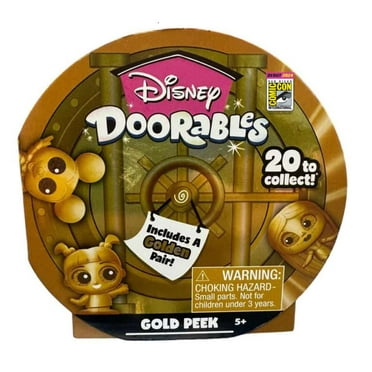 Disney Doorables Gold Peek Mystery 2-Pack (2 Golden Figures)