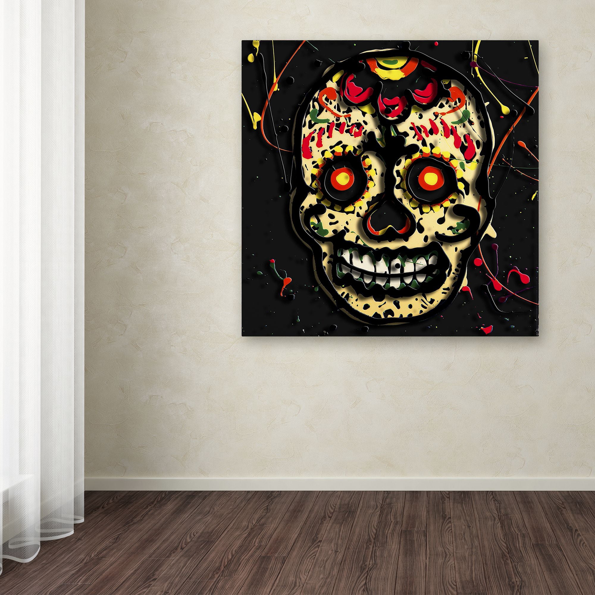 Trademark Fine Art Roderick Stevens 'Muertos 2' 35 x 35 (RS1007-C3535GG)