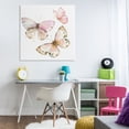 thumbnail image 2 of Stupell Industries Soft Watercolor Butterfly Trio Animals Painting Wrapped Canvas Canvas Art Print Wall Art, 36 x 36, 2 of 7