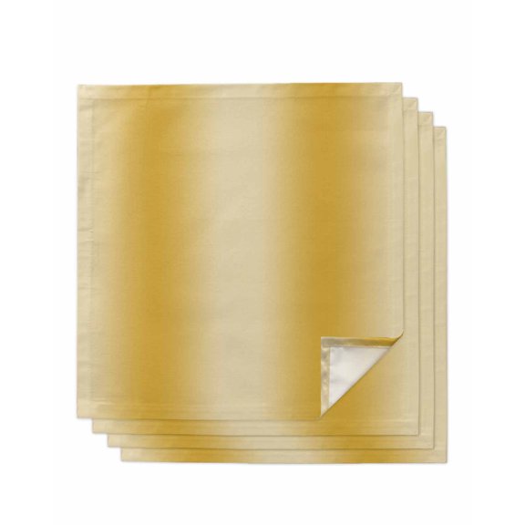 nqOlkjepod Yellow Ombre Cloth Napkins Set of 4 Reusable Dinner Napkins, Modern Art Farmhouse Cocktail Napkin Washable Table Napkins for Wedding/Holiday Party/Baby Shower 20"x20"