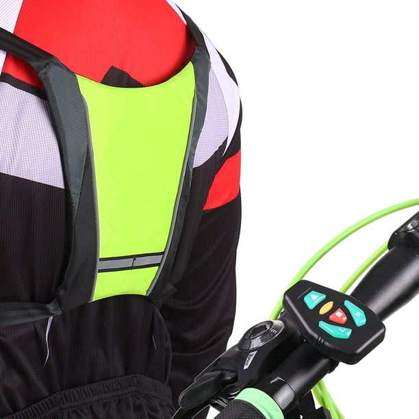 Mochila reflectante reflectable reflectante usb mochila reflectante con señal de led control control remoto remoto deportivo bolsa de seguridad para ciclo