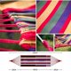 thumbnail image 2 of Hamaca de algodón Cómoda hamaca de tela con correas para árboles para colgar Hamaca duradera de hasta 450 libras Hamaca portátil con bolsa de viaje, perfecta para Campi, 2 of 5