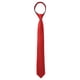 thumbnail image 1 of CORBATAS DE HOMBRE PREATADAS DE COLOR SÓLIDO INSPIRADOR CHIC PARA EL DÍA DEL PADRE, CORBATA CON CREMALLERA AJUSTABLE PARA NOVIO ROJO TALLA ÚNICA, 1 of 6