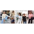thumbnail image 6 of Sundazz Cable Knit Cardigan Sweaters for Women Long Sleeve Button Down Sweaters Fall Winter Clothes, 6 of 8