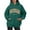 Dark Green, variant on Women's Valentine's Printed Hoodie Oversized Womens Sweatshirt Plain Women Long Sweater Jacket Women Pullover Hoodie Women Blank Sweat Shirts for Women Hoodie Women Glitter Long Winter Jacket Long Zip