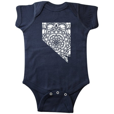 

Inktastic Nevada Silhouette Mandala Gift Baby Boy or Baby Girl Bodysuit