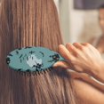 thumbnail image 3 of Halloween Witchy Motifs Pattern Hair Brush,Girls Detangling Hair Brush,Glide Through Tangles with Ease for Wet & Dry Hair,8.8"X2.8", 3 of 7