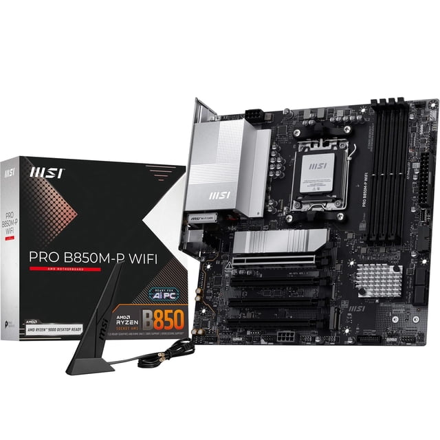 Placa madre MSI PRO B850M-P WiFi AM5 DDR5 Wi-Fi 7