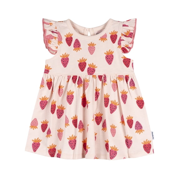 Gerber Baby Girl 1pc Dress, Size (0-24 Months)