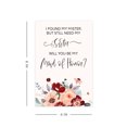 thumbnail image 5 of Koyal Wholesale Still Need My Sister Will You Be My Bridesmaid Proposal Cards with Envelopes, Set of 16 Floral 4 x 6-In, 5 of 5