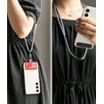 thumbnail image 4 of Ringke Holder Link Tarpaulin Yellow [Strap + Phone Tether Tab] for Cell Phone Case, Adjustable Lanyard Strap with Anti-Tearing Technology Pads for Universal Smartphone - Charcoal & Gray, 4 of 9