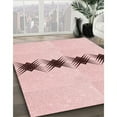 thumbnail image 2 of Ahgly Company Indoor Rectangle Patterned Pink Bubble Gum Pink Area Rugs, 2' x 3', 2 of 6