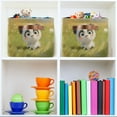 thumbnail image 6 of Storage Bins with Handle Fabric Organizer Basket Foldable Box 1 Pack Lovely Panda Baby 14.2x10.2x8.3, 6 of 8