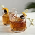 thumbnail image 2 of Viski Art Deco Stainless Steel Cocktail Picks for Olives, Set of 4, Gold, 2 of 7