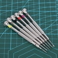 thumbnail image 3 of Watchmakers Screwdrivers, Stainless Steel With Slotted Crossed Screwdriver Set, For Sunglass DIY Projects Repair, 3 of 8