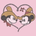 thumbnail image 2 of Girl's Mickey & Friends Mickey and Minnie Retro Cowboys  Graphic Tee Light Pink Medium, 2 of 4