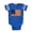 Royal Blue, variant on CafePress - 76 FLAG WORN - Cute Infant Baby Football Bodysuit