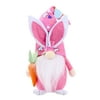Toyfunny Easter Gnomes Bunny Decoration 40cm Dwarf Faceless Doll Plush Rabbit Doll Kids