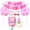 multicolor#001, variant on Dog Birthday Party Supplies, Multicolor Themed Set with Bandana, Hat, Bow & Banner, Adjustable Size Dog Birthday Decorations for Dogs-(B 1)