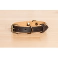thumbnail image 5 of Collier pour Chien. Collier pour Chien Fait à la Main en Cuir Véritable, Brun Foncé avec Doublure Intérieure Noire, Boucle Ajustable. Buddies Collars, 5 of 5