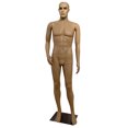 thumbnail image 5 of Ktaxon Male Full Body Realistic Adjustable Mannequin Display Head Turns Dress Form, Skin Color, 5 of 9