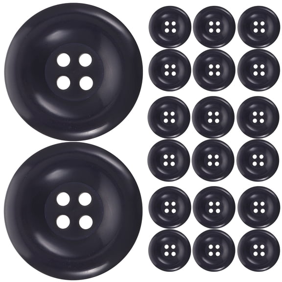FOLOYORI Navy Buttons for Clothing, Sewing, Crafts, and Projects - , Multi-Purpose Fasteners