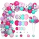 thumbnail image 1 of Kit de arco de guirnalda de globos YONGSHENG 139 piezas rosa rojo aguamarina azul blanco, 1 of 5